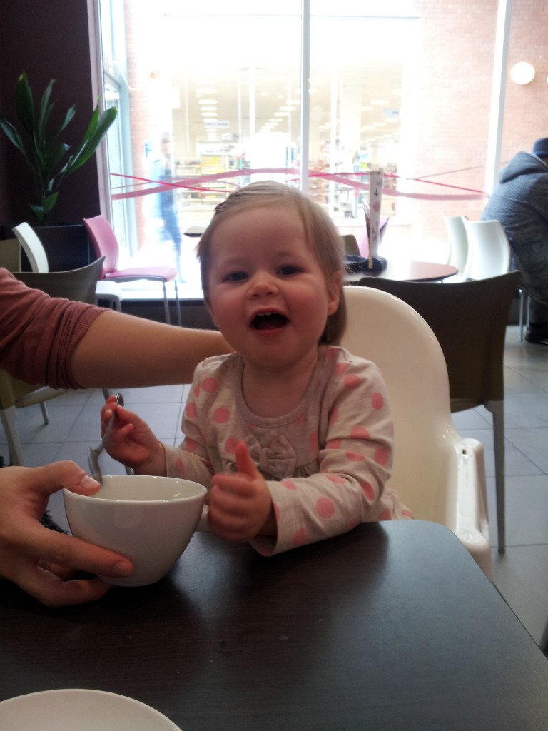 Phoebe likes eating out. She has expensive taste already.